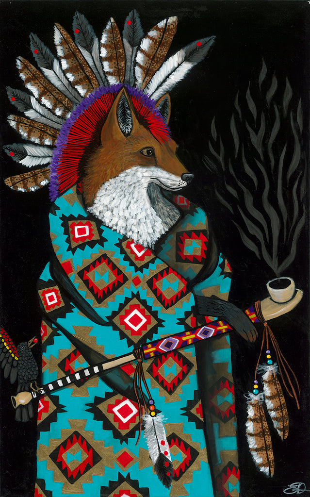 "Tribal Council: Fox" Print on Paper