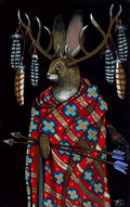 "Tribal Council: Jackalope" Print on Paper
