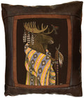 "Tribal Council Pillow: Moose" ‐ 17 x 15