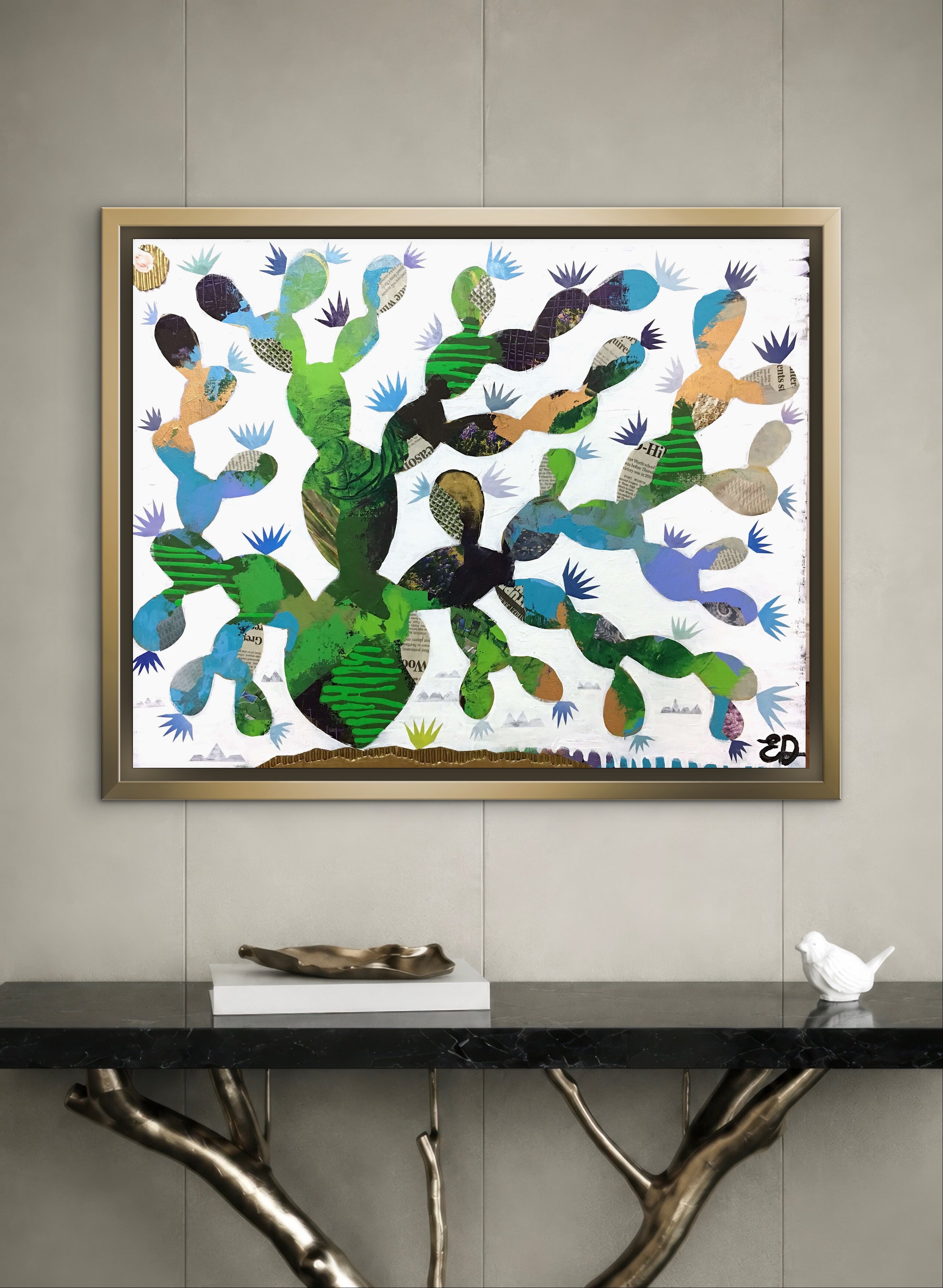 "Verde Vita" Print on Canvas