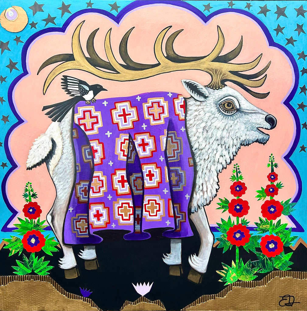 "Wapiti Ivory" Print on Paper