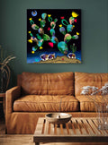 "Where the Buffalo Roam" Print on Canvas