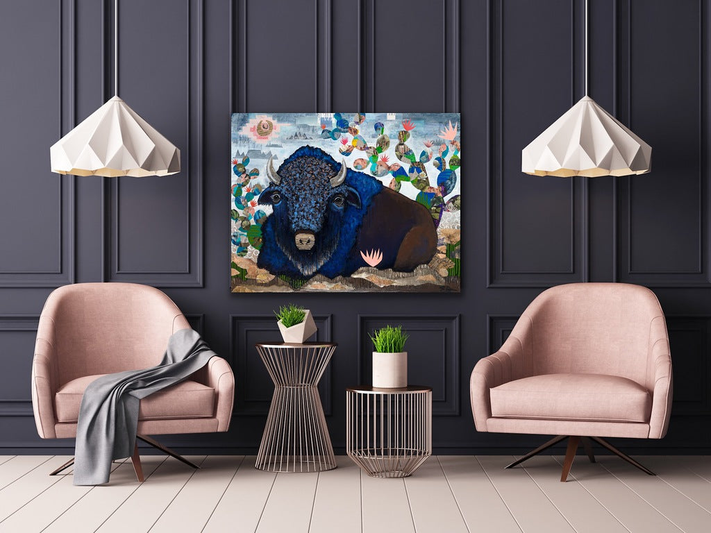 "Wilderness Blues" Print on Canvas